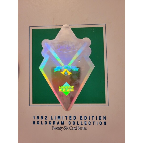 1992 Upper Deck DENNY'S Limited Edition Hologram 26 Card Vinyl Holder Lot Of 2 - Picture 5 of 7
